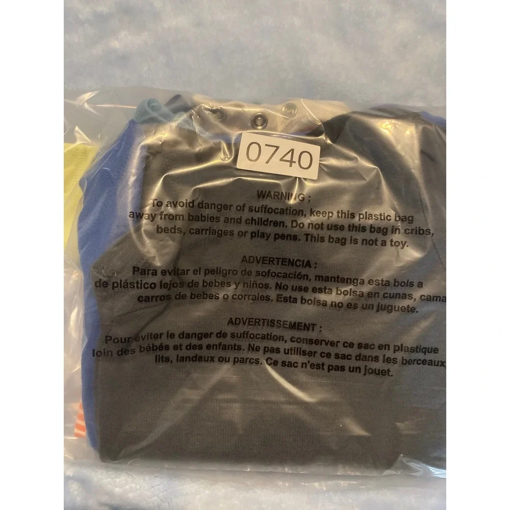 Gerber Onesies Baby Boys 3-6 Months Bodysuit Lot 6pk Nautical Space Whale Blue
